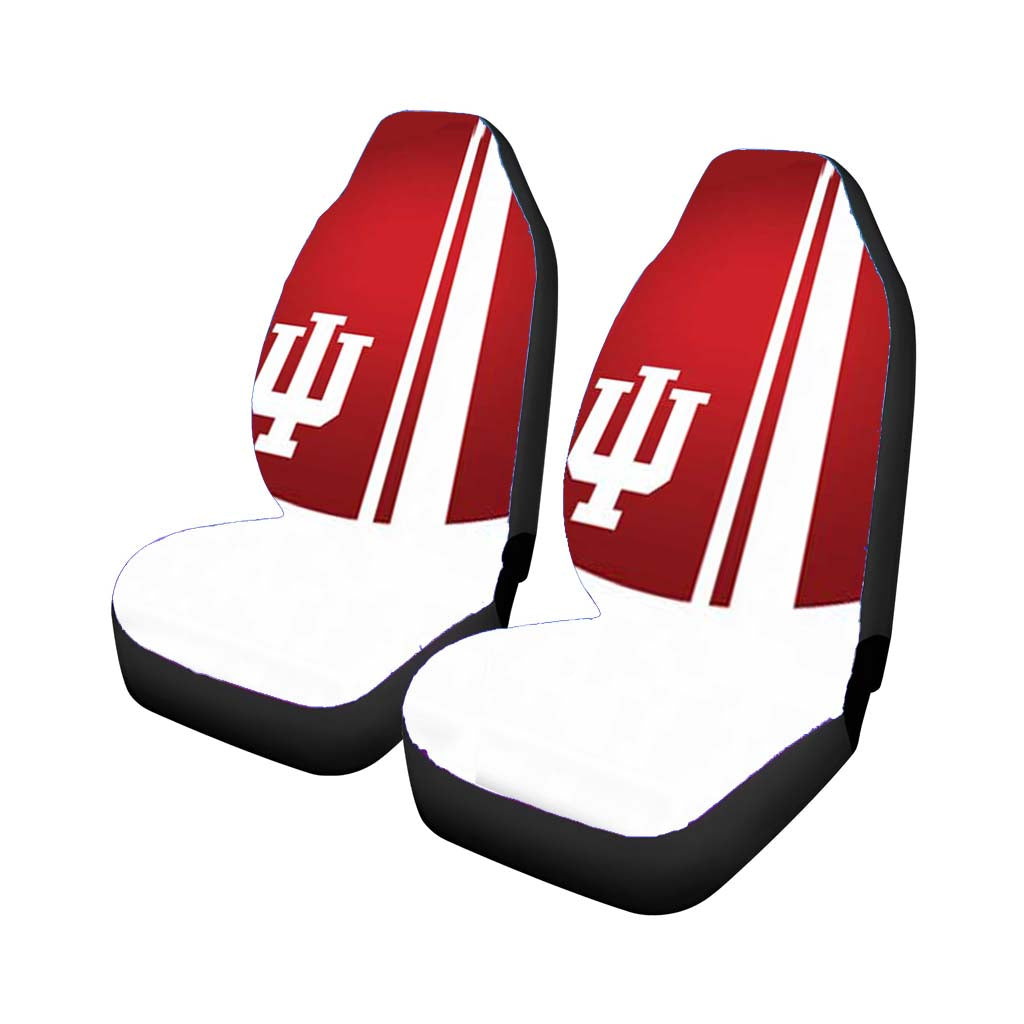 Indy Hoosiers Red Circle Car Seat Covers