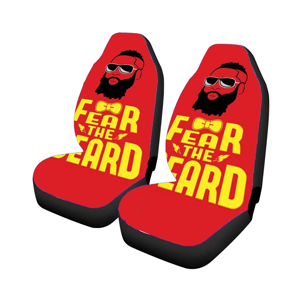 james harden fear red bow tie Car Seat Covers