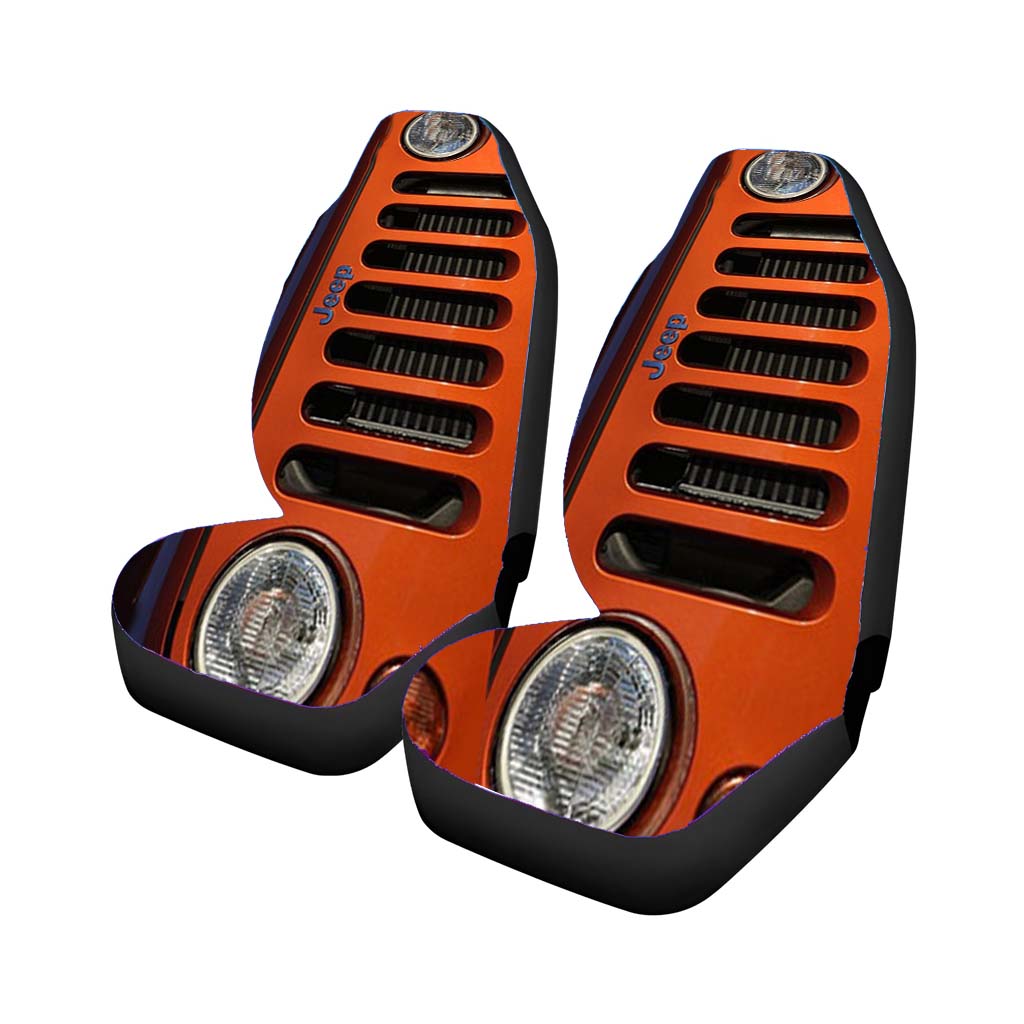 Jeep Wrangler Orange Car Seat Covers