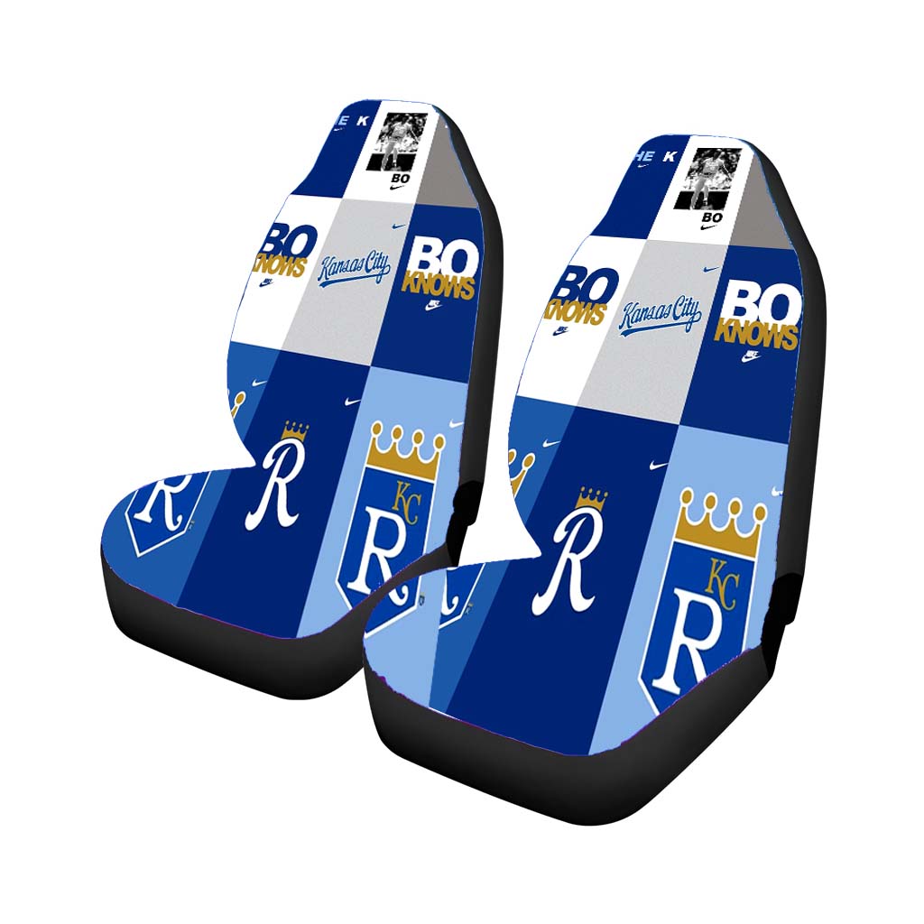 kansas city royals logo collage Car Seat Covers