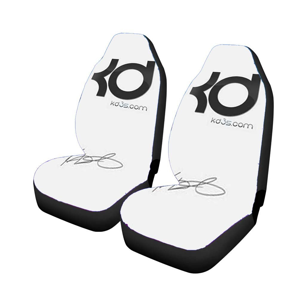 kevin durant logo on wht Car Seat Covers