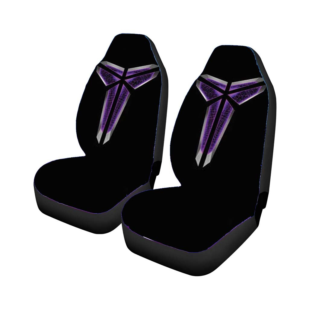 kobe bryant purple symbol Car Seat Covers
