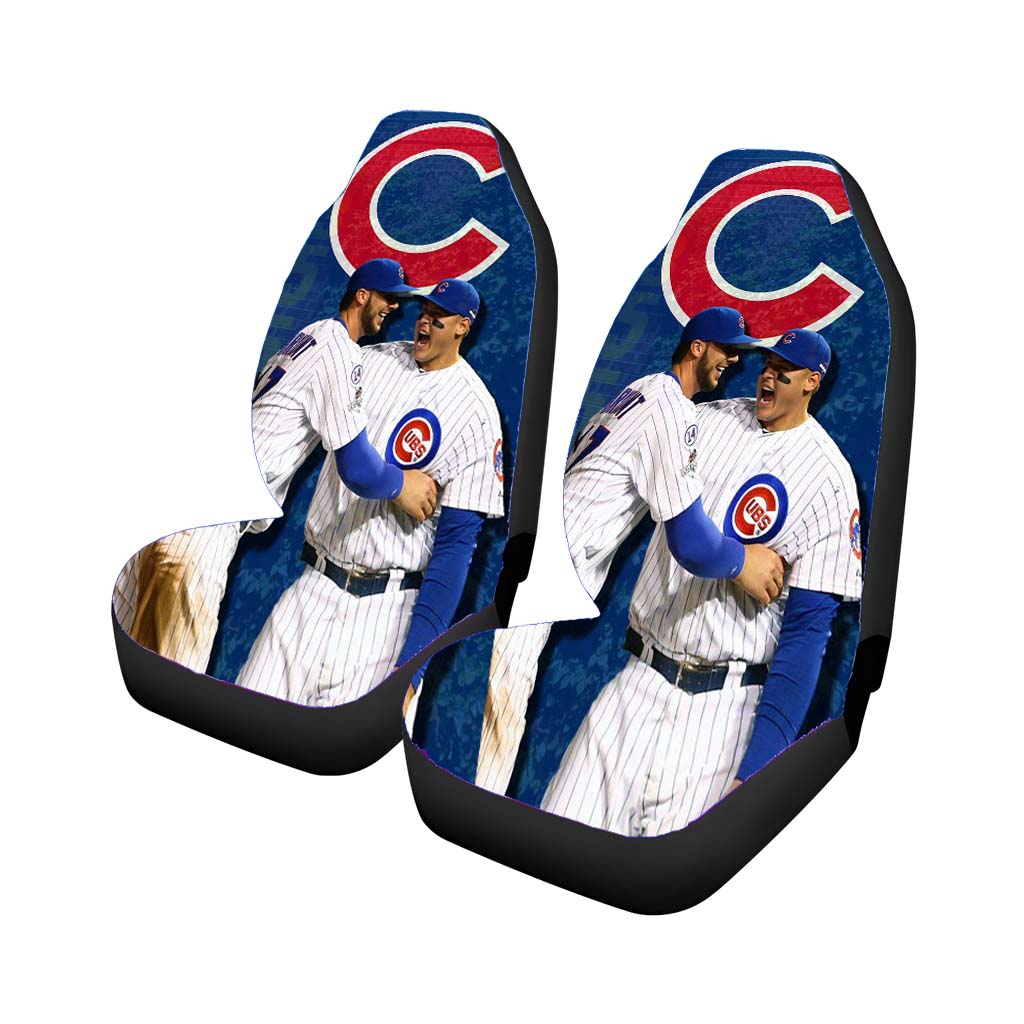 kris bryant x rizzo chicago cubs Car Seat Covers