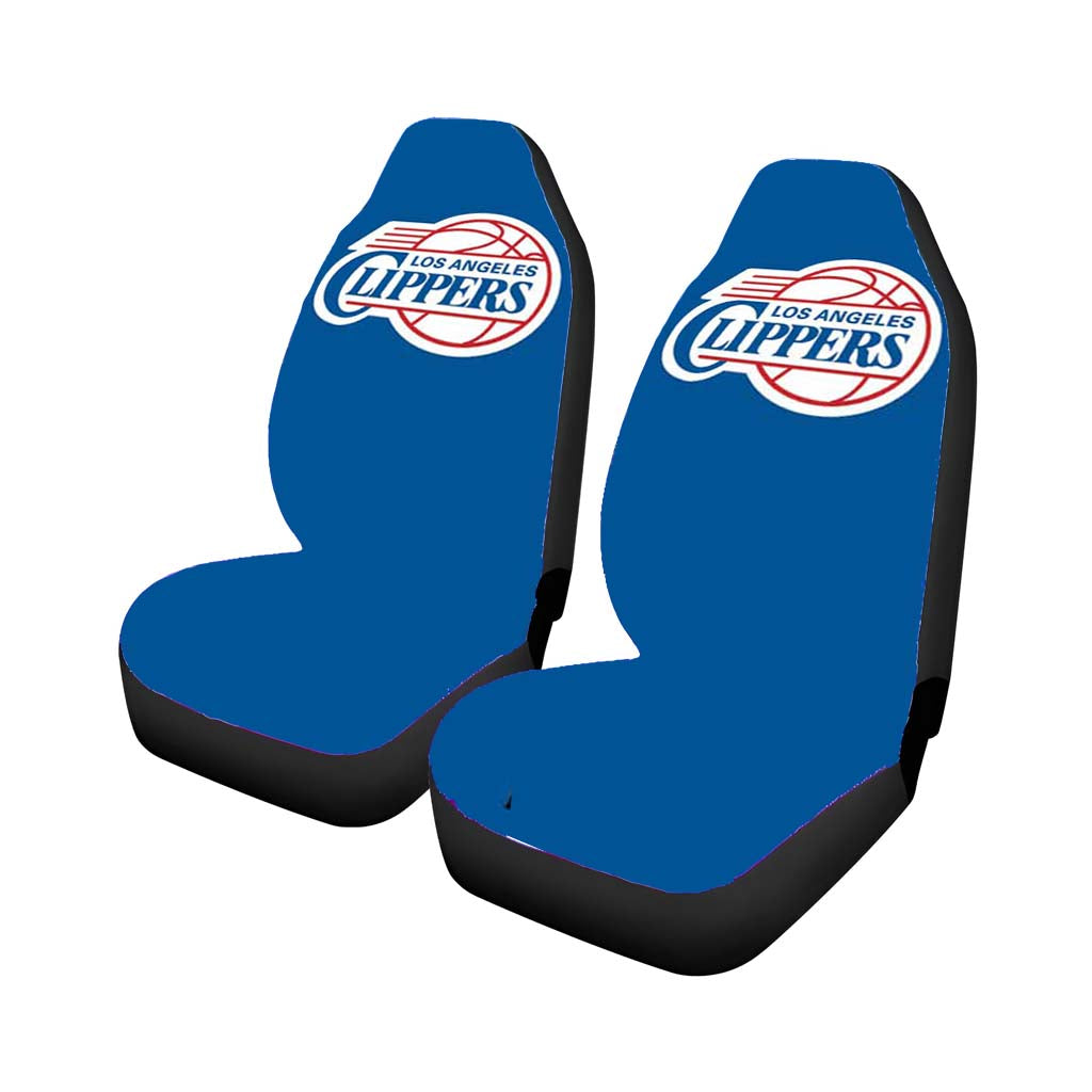 La Clippers Logo On Blue Car Seat Covers