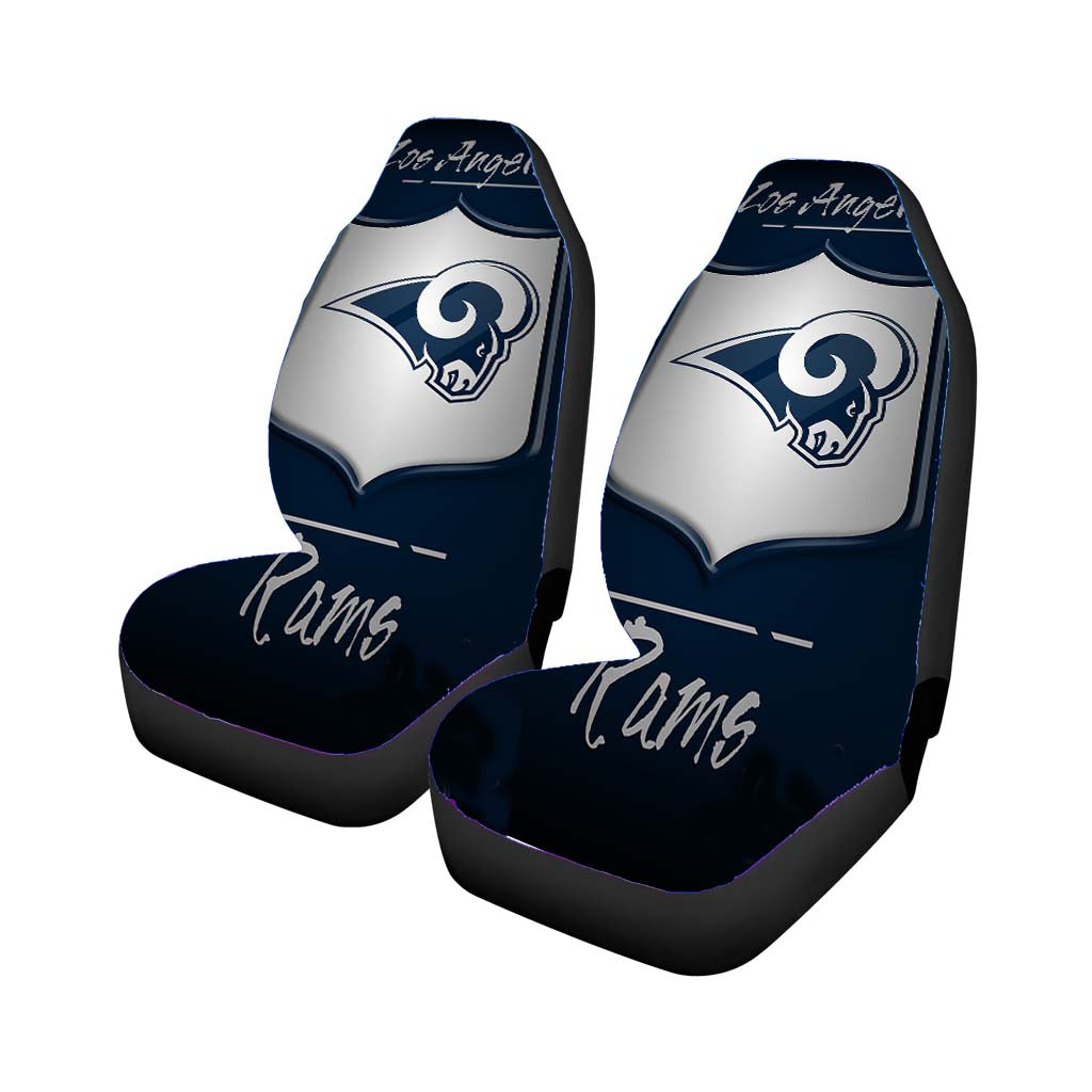 La Rams, Blue, California, Jared Goff Car Seat Covers