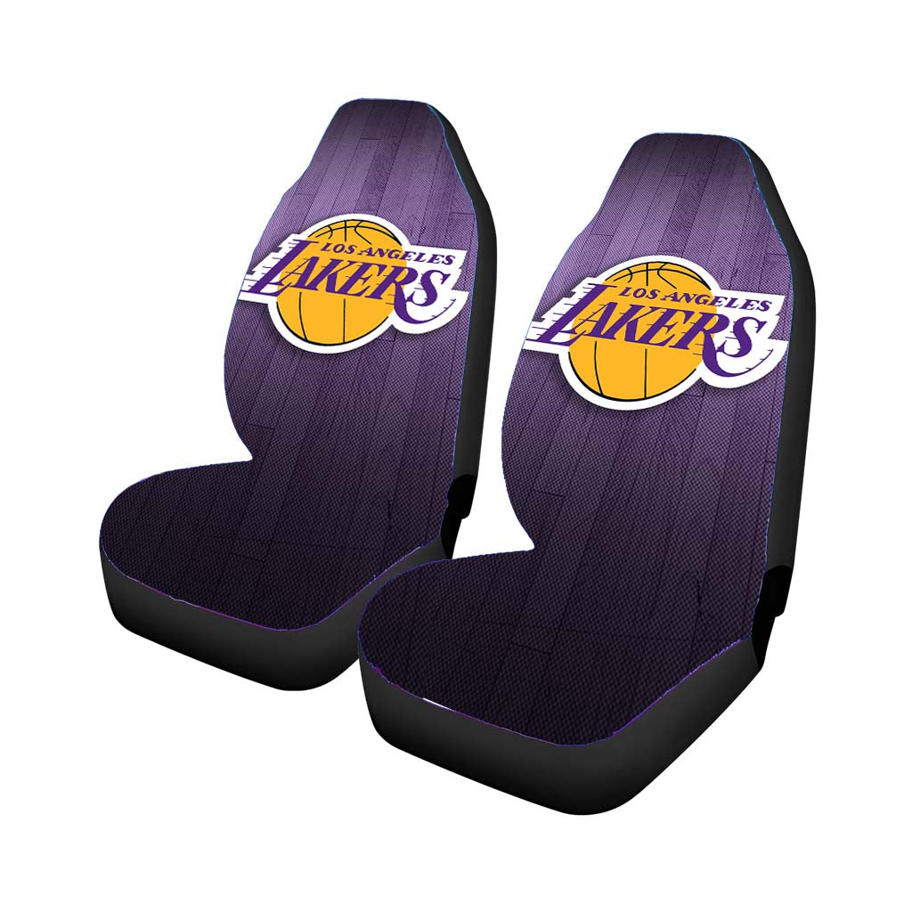 lakers los angeles team basket ball with texture Car Seat Covers