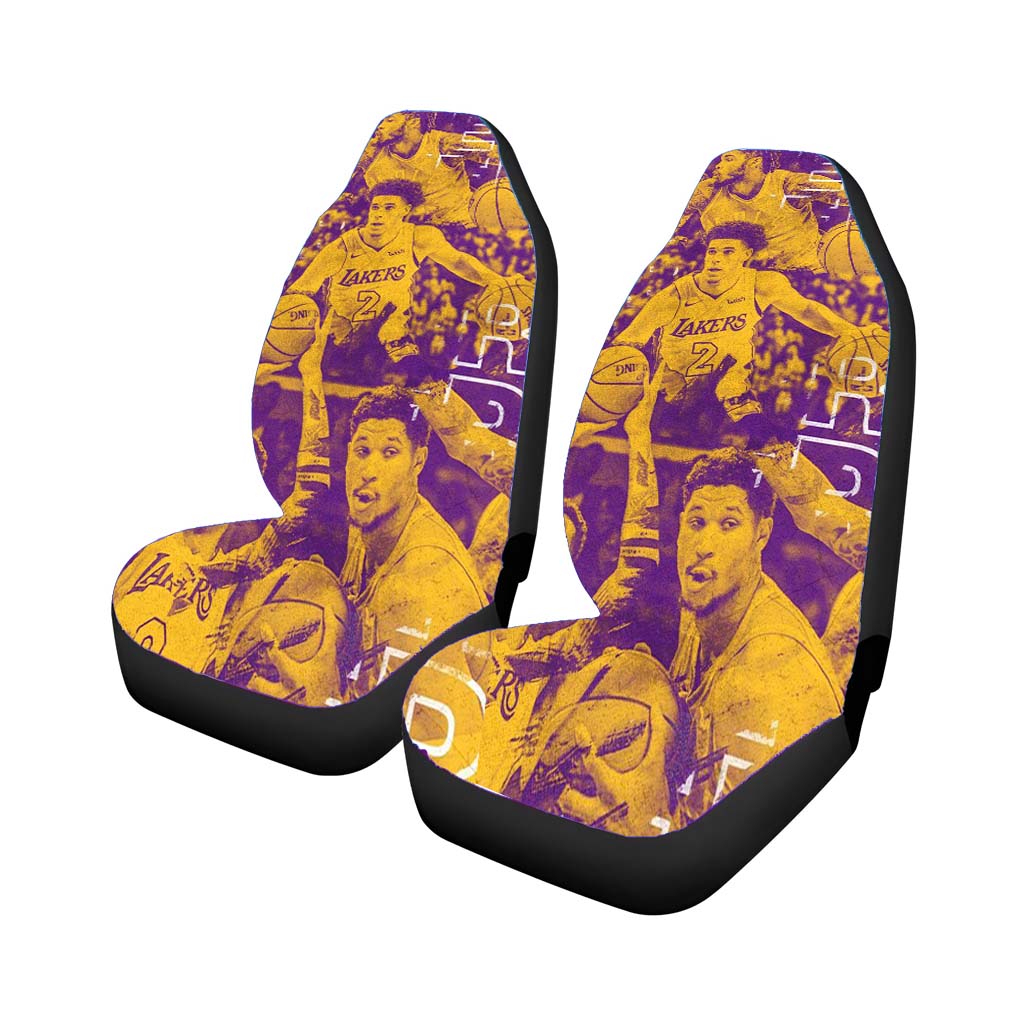 lakers vintage photo team match Car Seat Covers