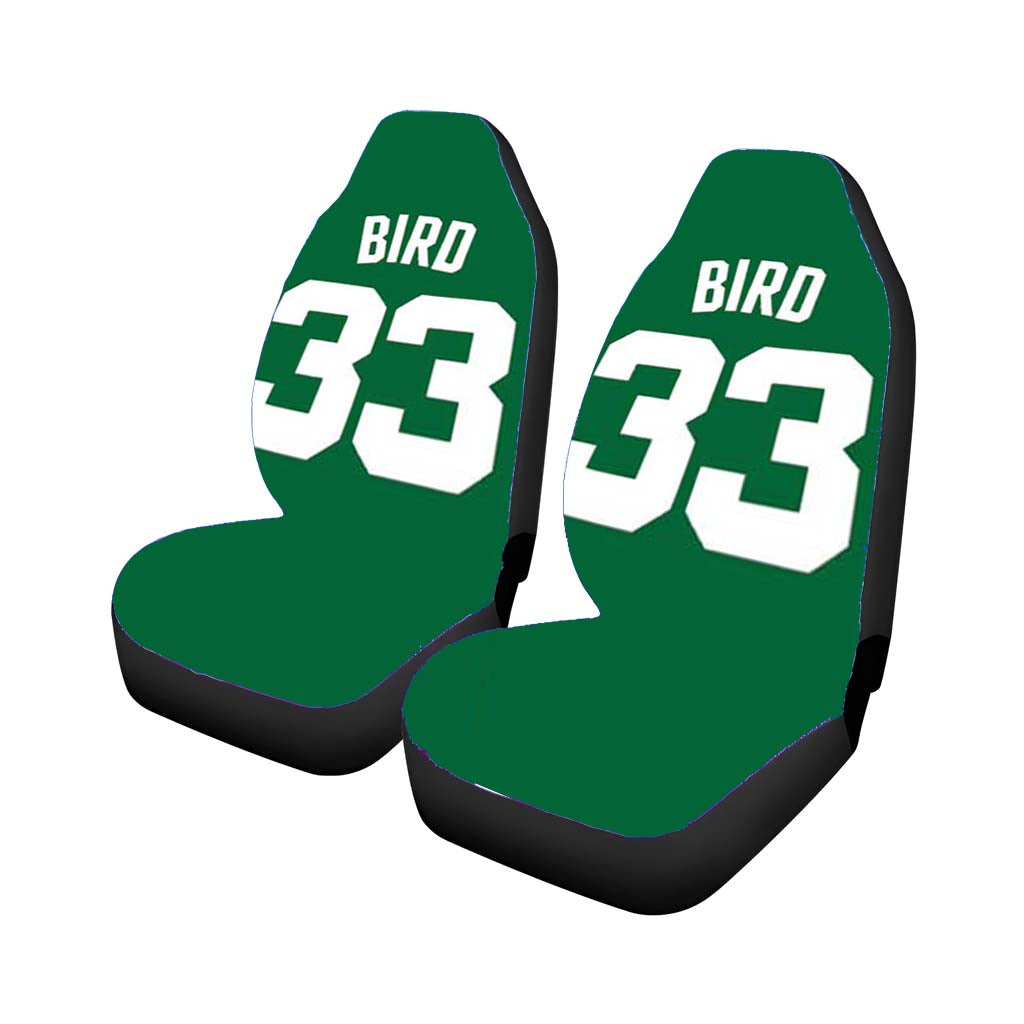 larry bird jersey green Car Seat Covers