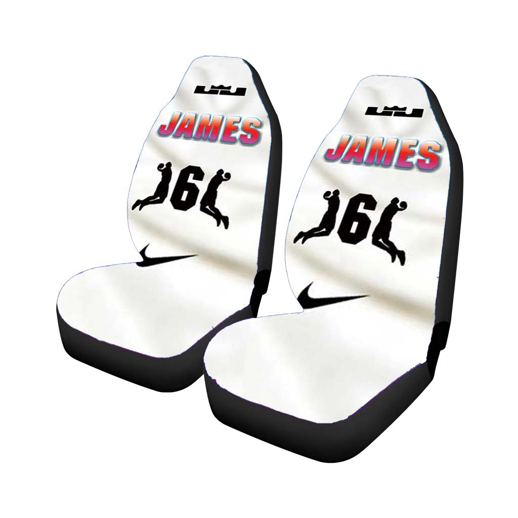 lebron james 6 shirt Car Seat Covers