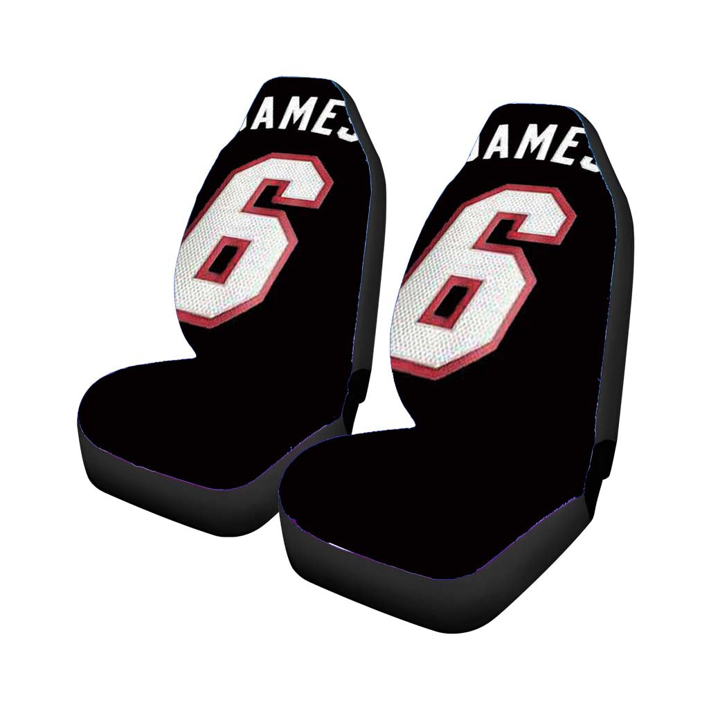 lebron james 6 shirt 2 Car Seat Covers