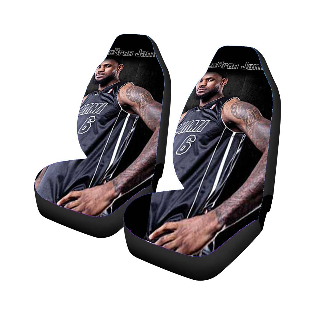 lebron james hands on hips 2 Car Seat Covers