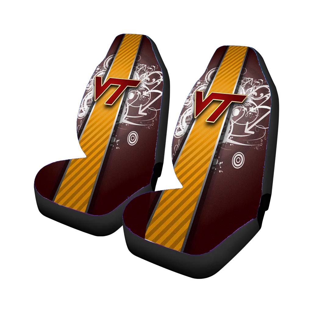 Logo Virginia Tech Car Seat Covers