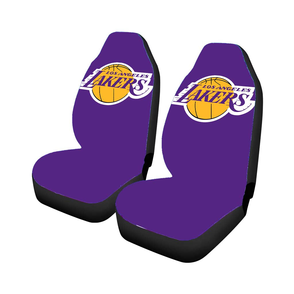 los angeles lakers logo purple Car Seat Covers