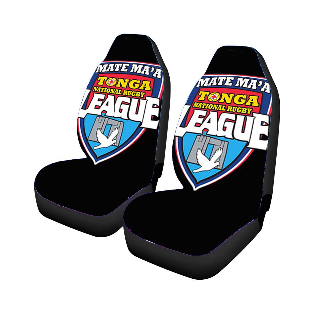 Mate Ma'A League Logo Black Car Seat Covers
