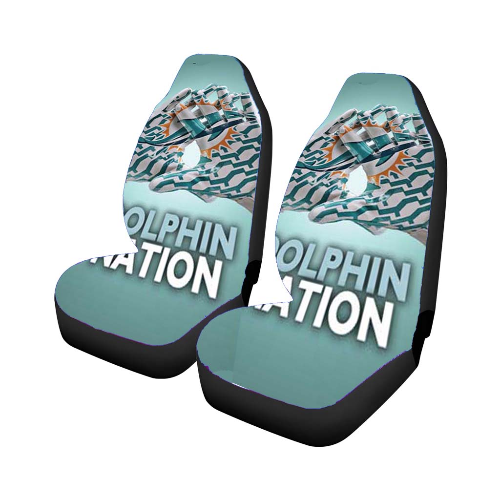 miami dolphins gloves nation Car Seat Covers