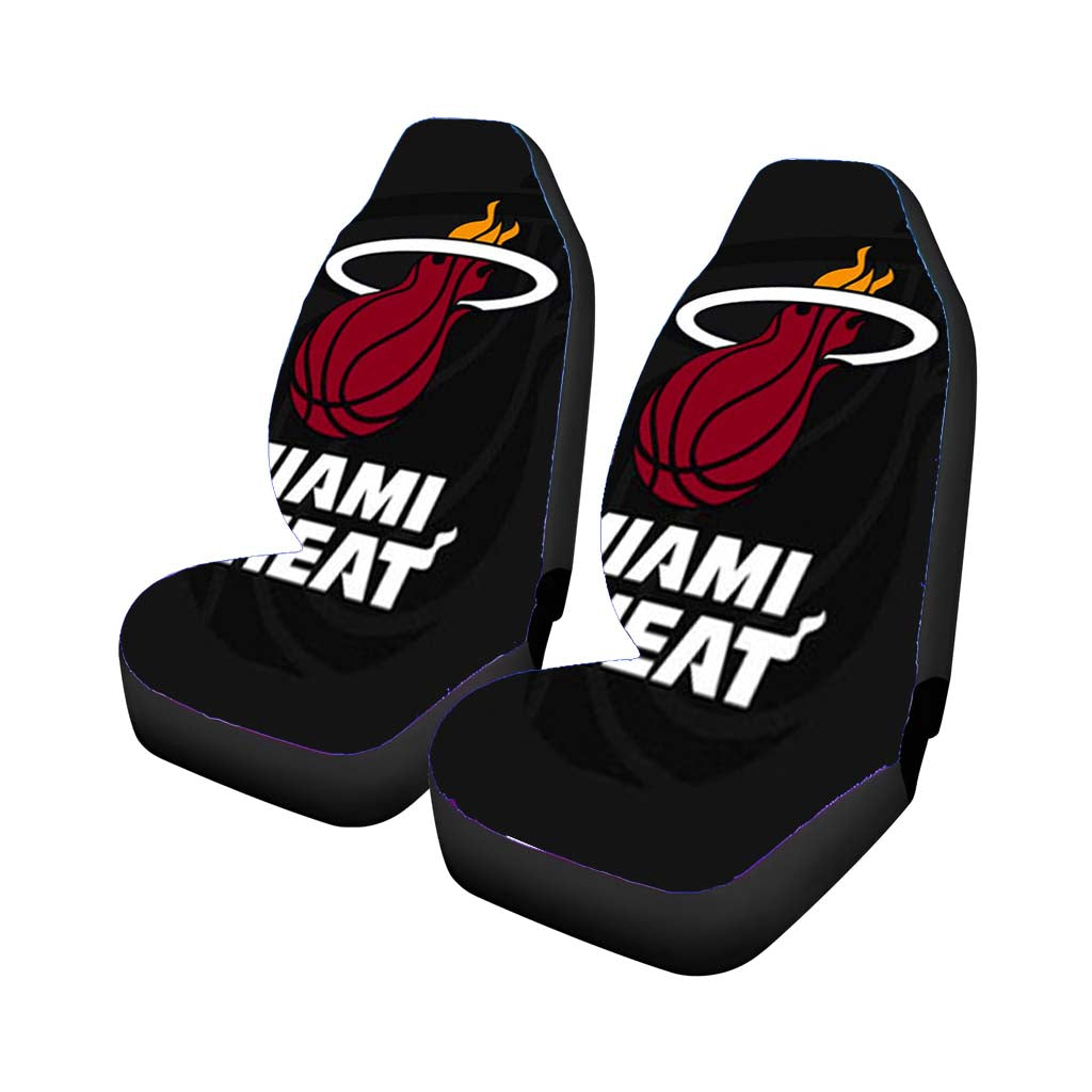 miami heat logo Car Seat Covers