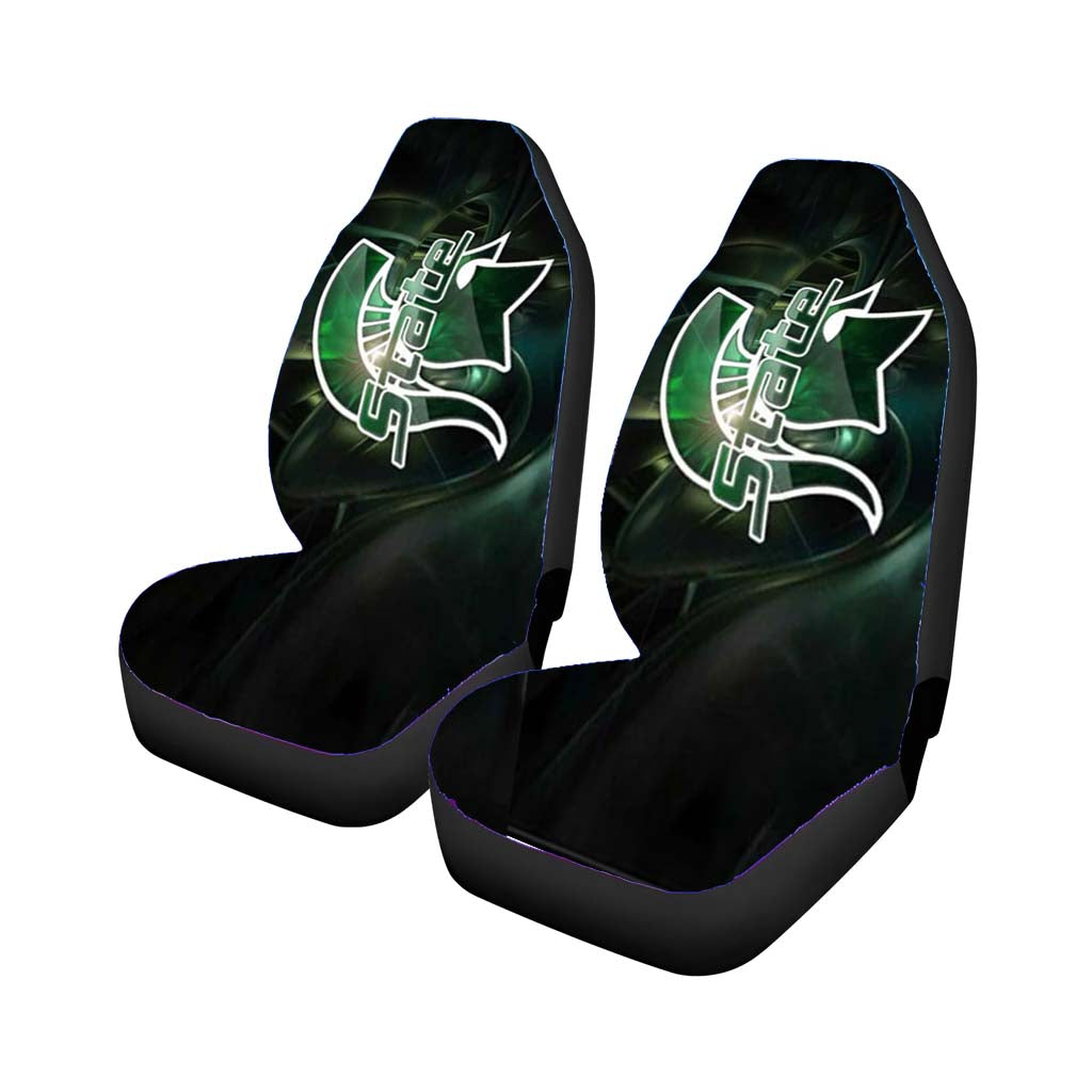 michigan state art Car Seat Covers