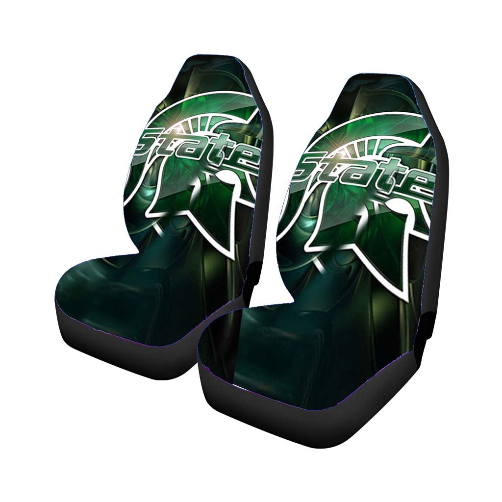 michigan state spartans football university Car Seat Covers
