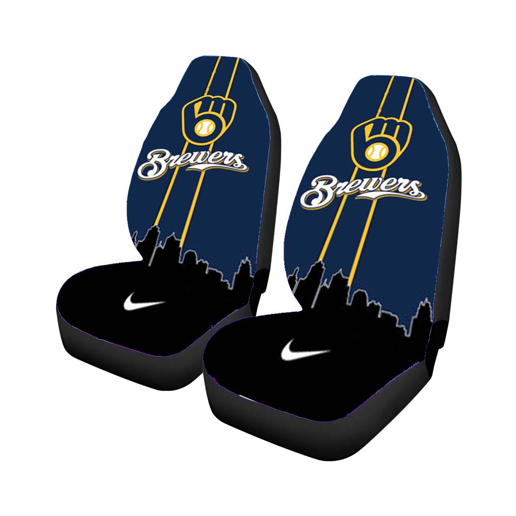 milwaukee brewers mlb team Car Seat Covers
