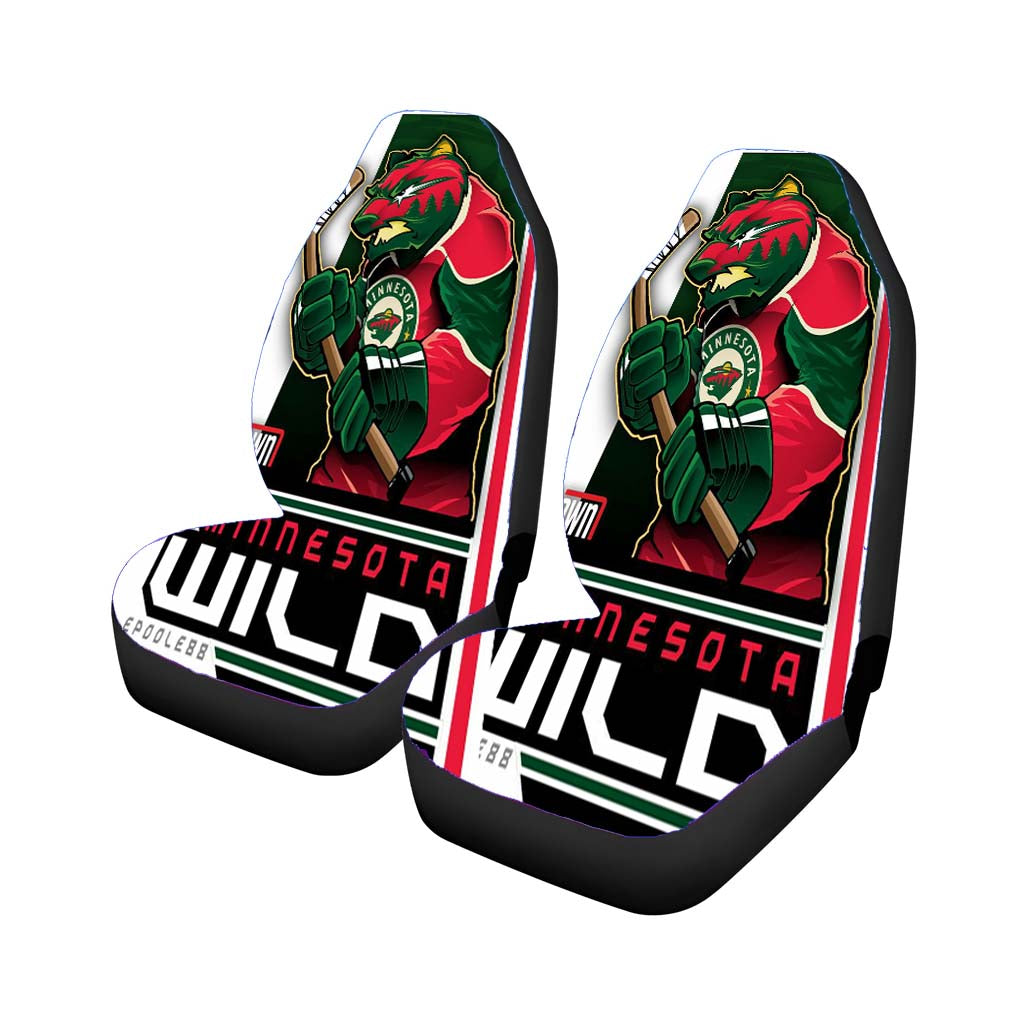 minnesota wild hockey Car Seat Covers