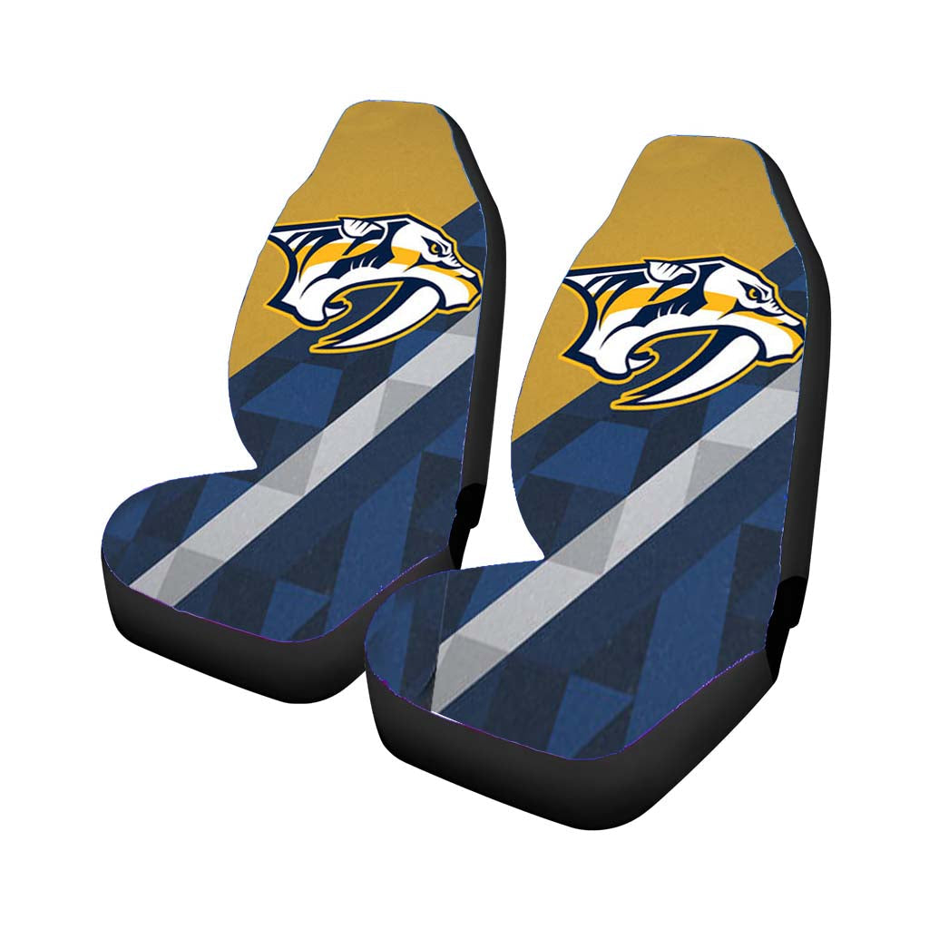 Nashville Predators Emblem Car Seat Covers