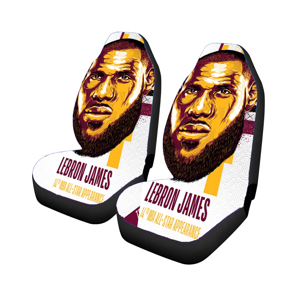 nba all star lebron james Car Seat Covers