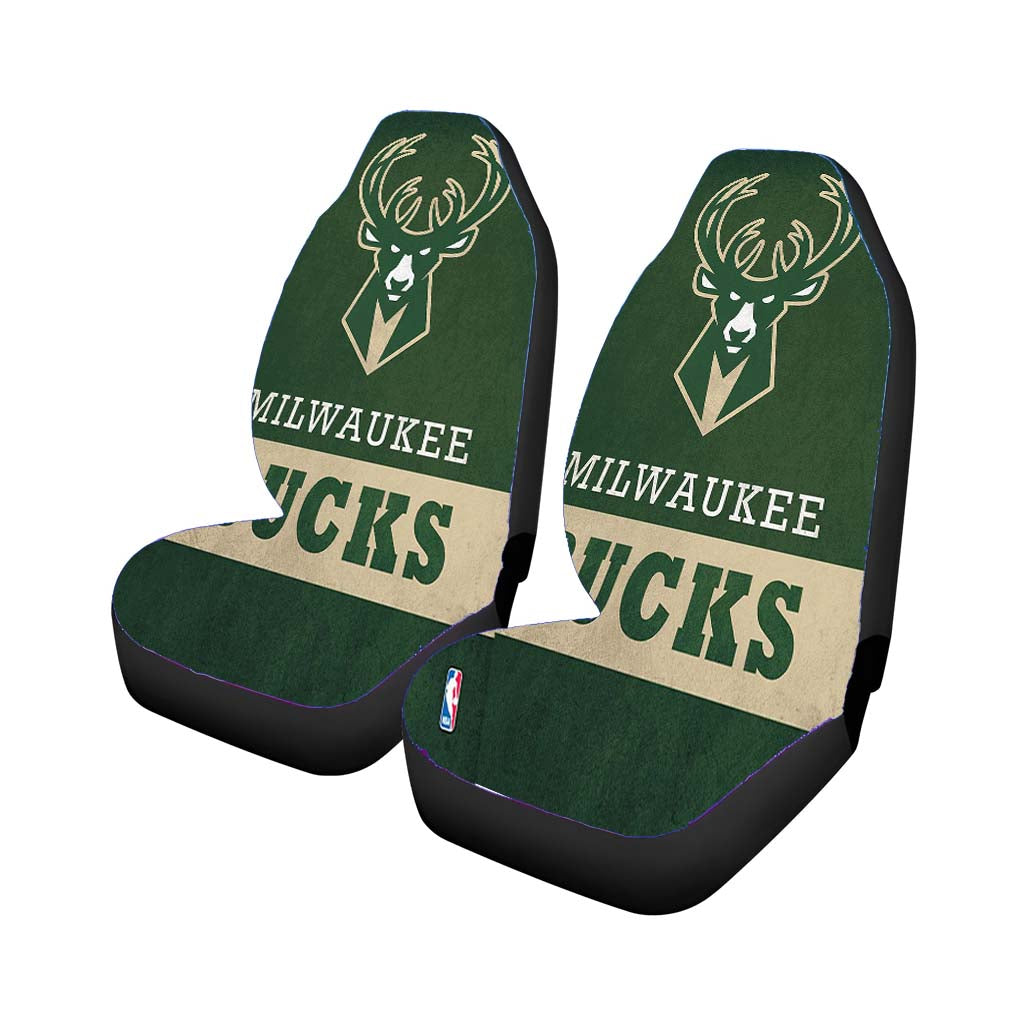 nba milwaukee bucks logo Car Seat Covers