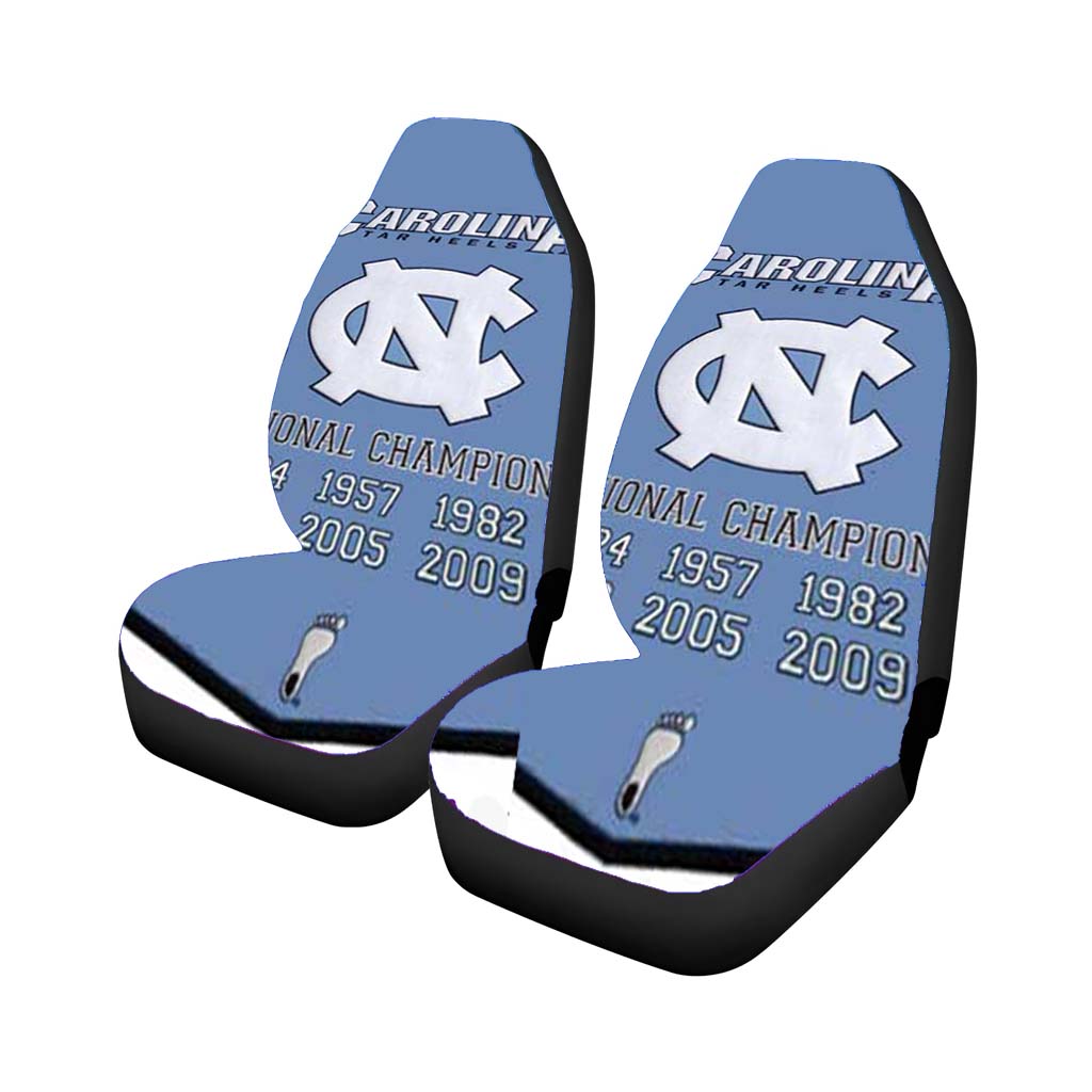 nc tar heels champ banner Car Seat Covers
