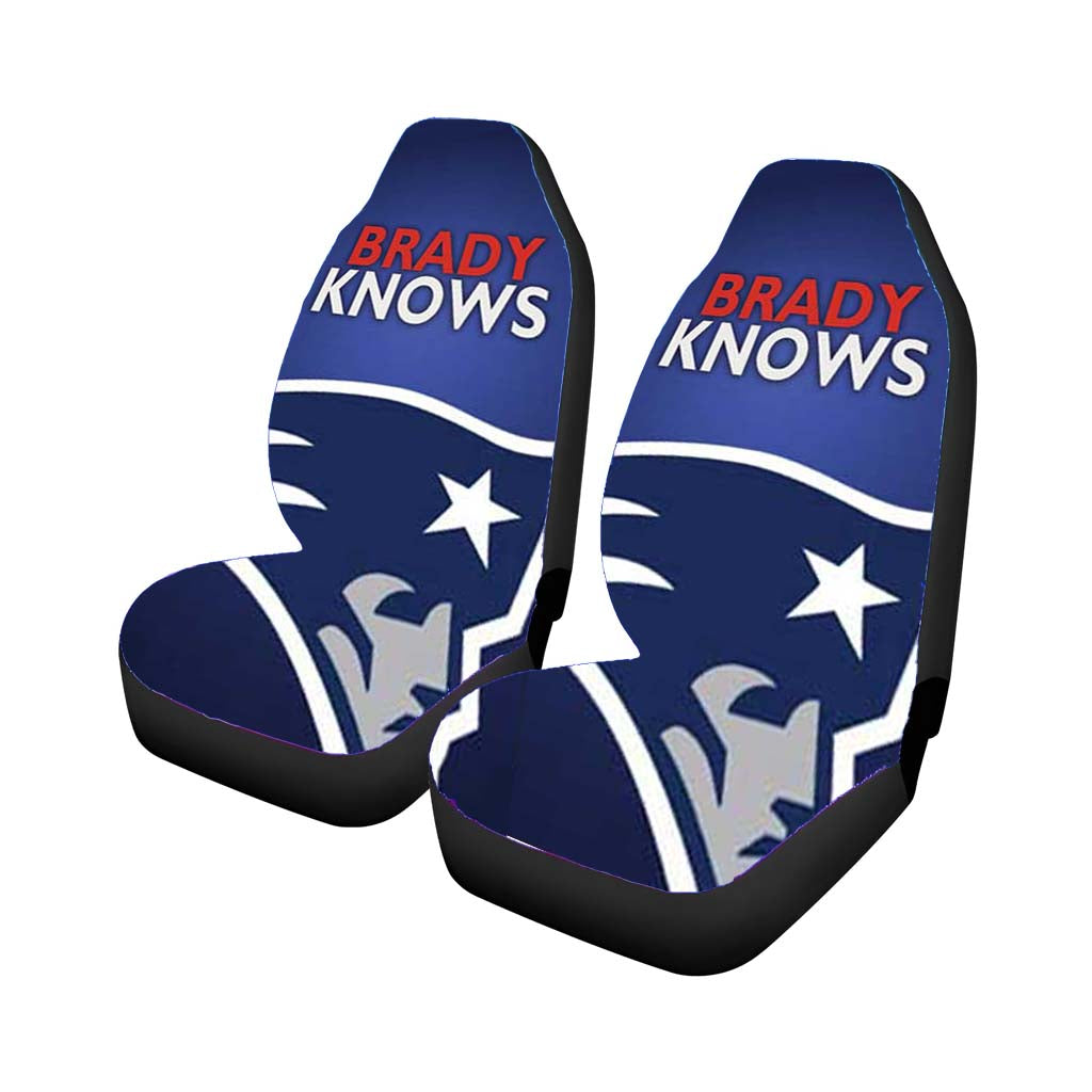 ne pats brady knows Car Seat Covers