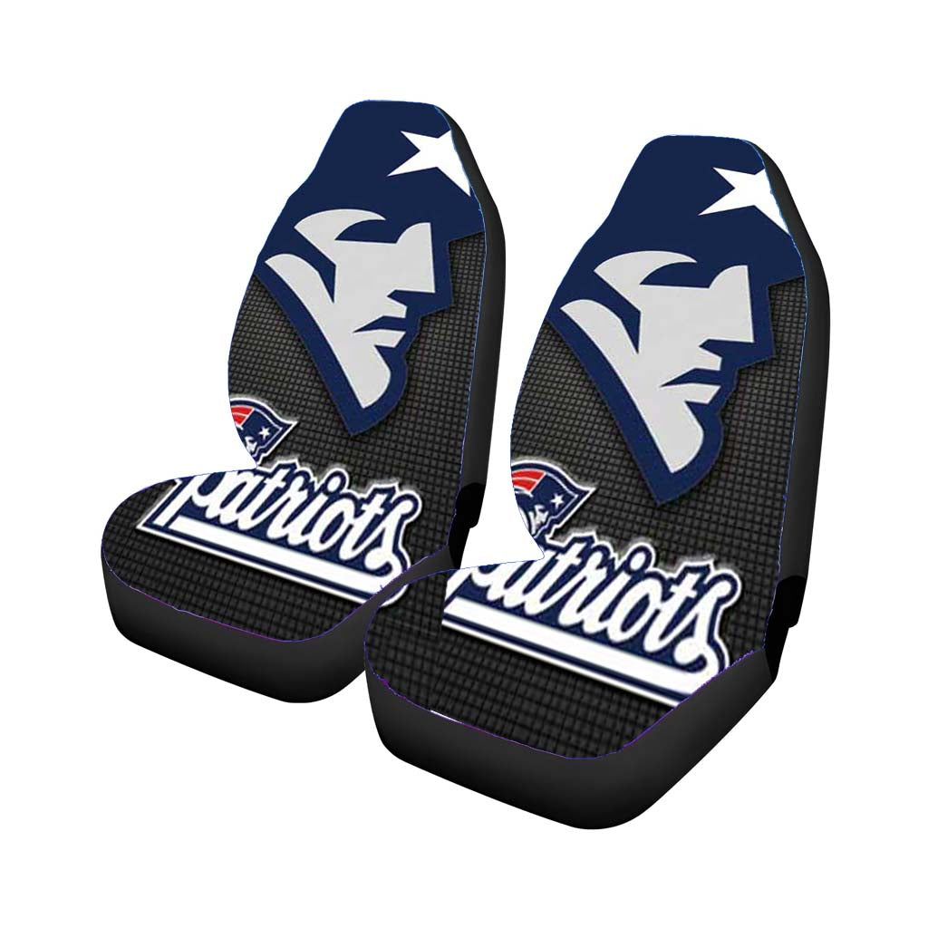 ne pats logo on grid Car Seat Covers