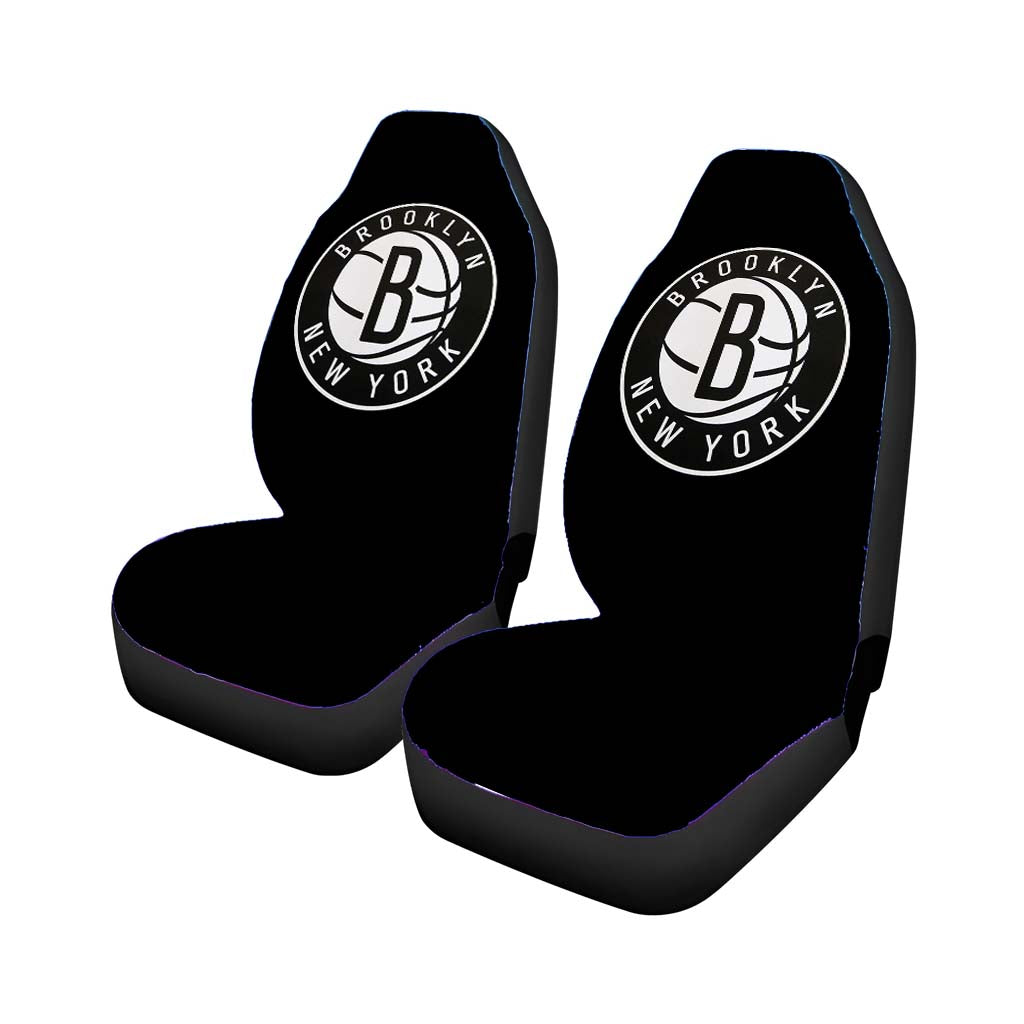 nets brooklyn new york Car Seat Covers