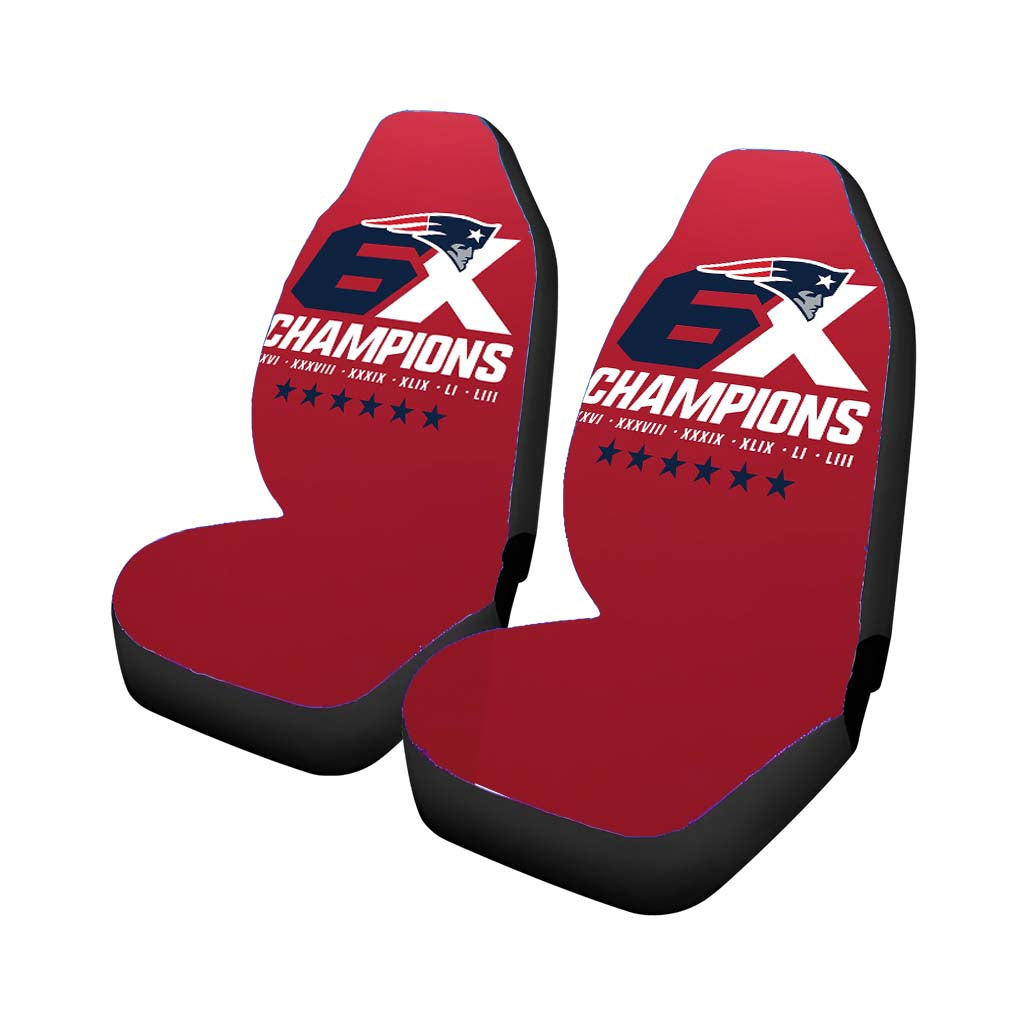 new england patriots 6x champions Car Seat Covers