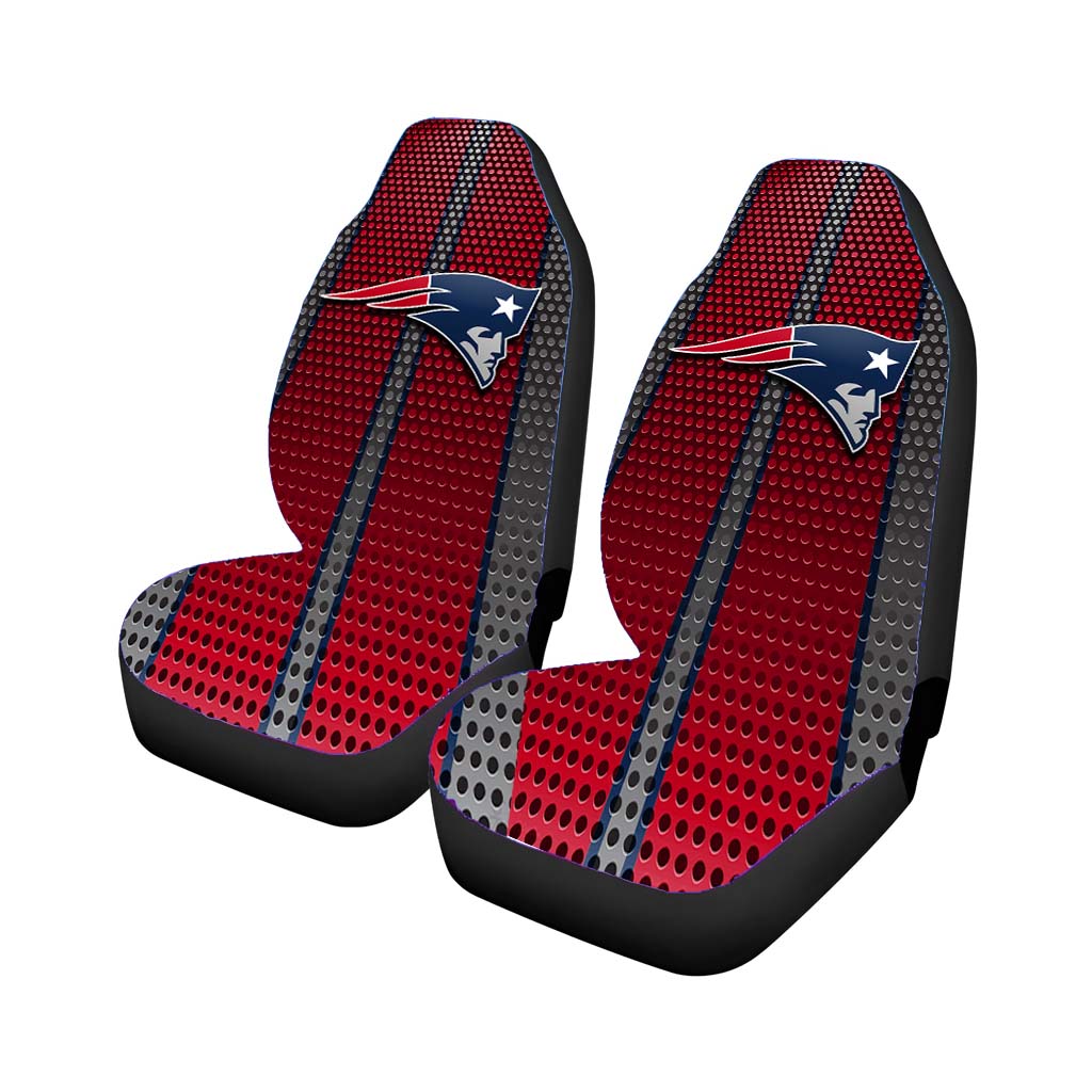 new england patriots carbon fiber logo Car Seat Covers