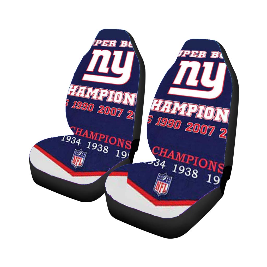 new york giants super bowl banner Car Seat Covers