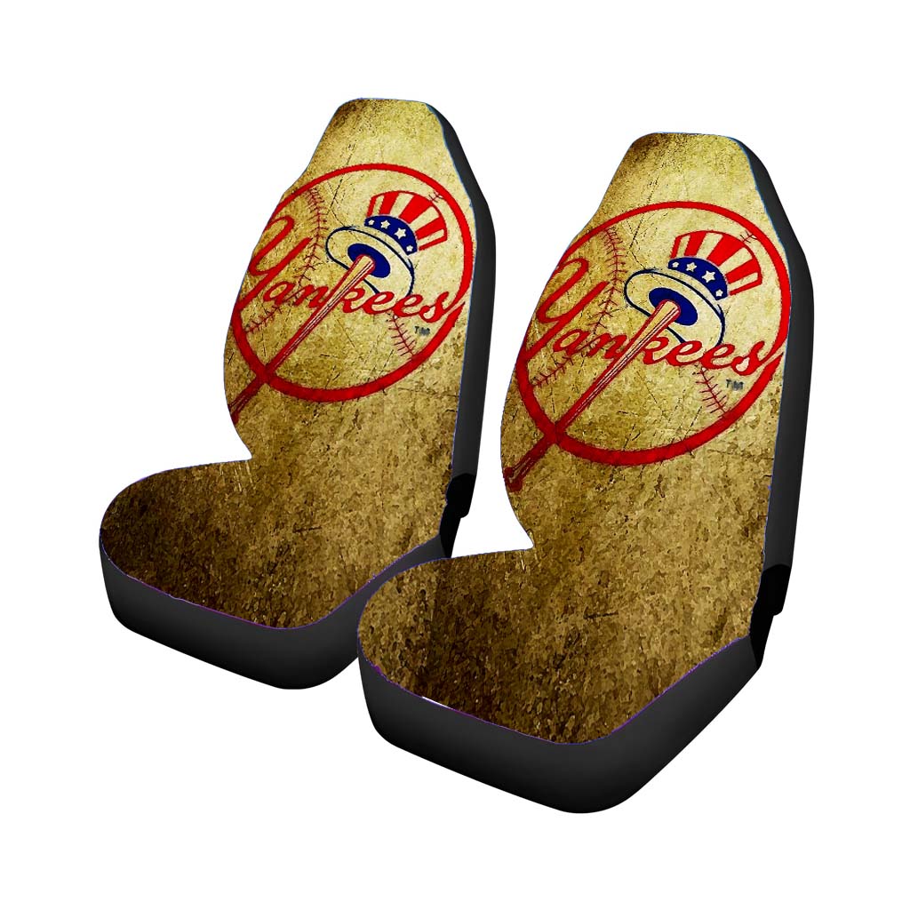 new york yankees vintage art Car Seat Covers
