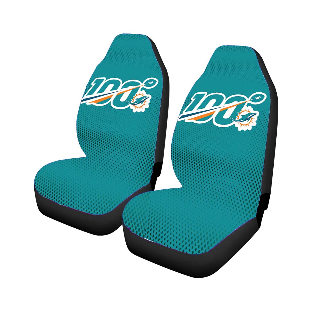 nfl 100th miami dolphins Car Seat Covers