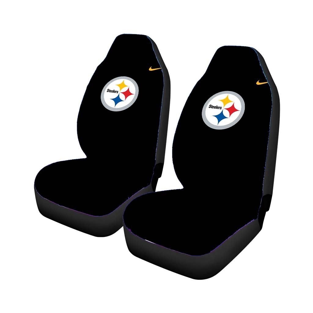 Nfl Pittsburgh Steelers Black Car Seat Covers