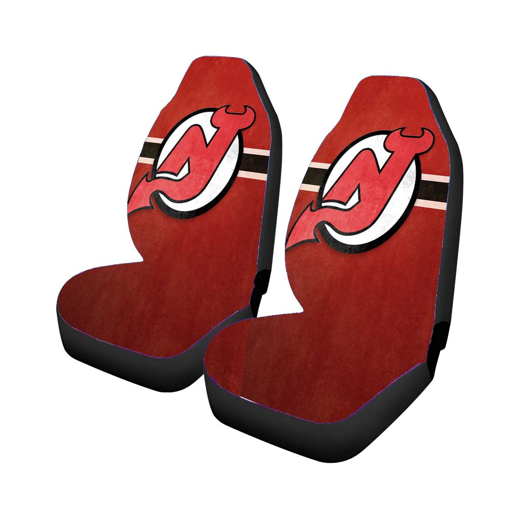 nhl new jersey devils sport logo Car Seat Covers