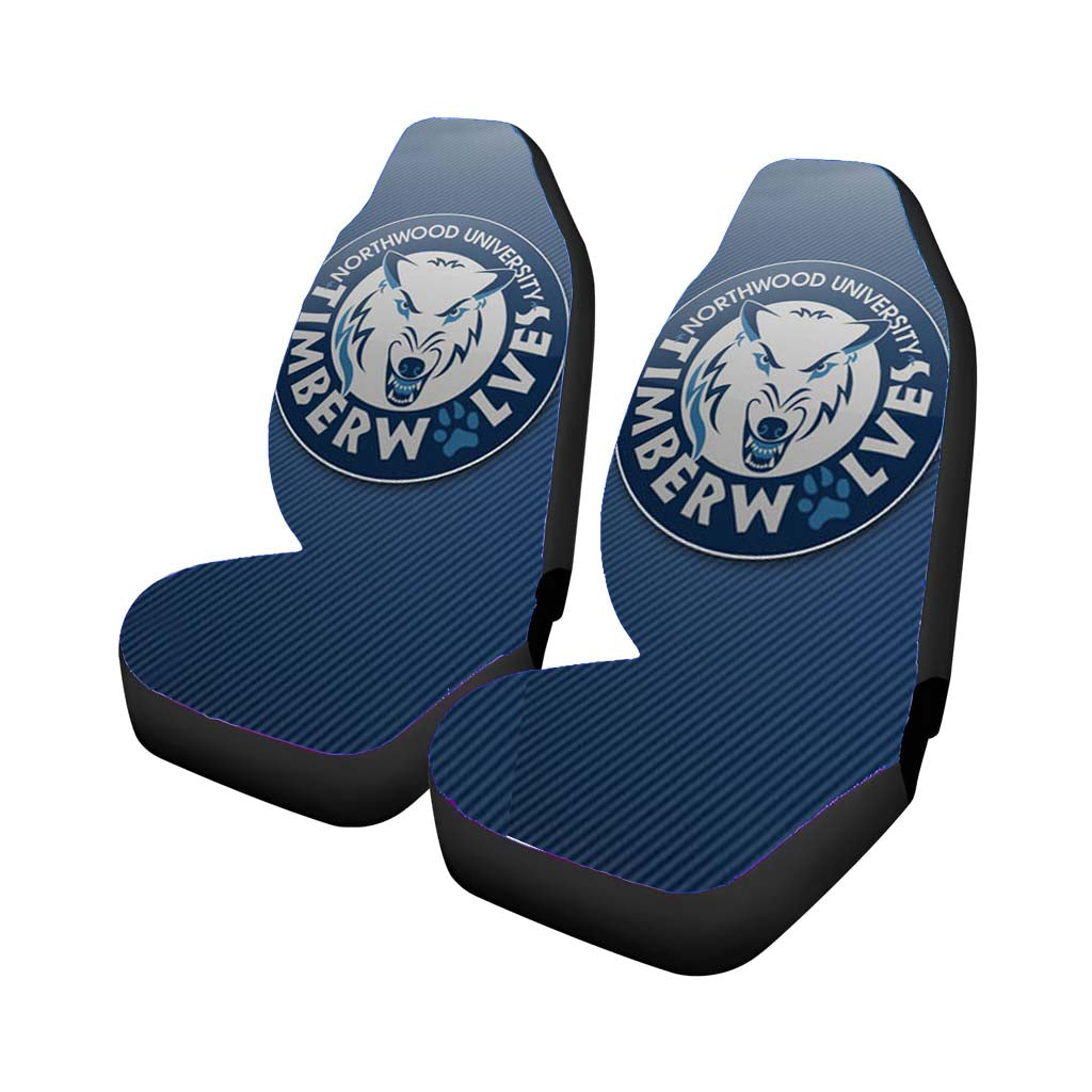 northwood timberwolves logo Car Seat Covers