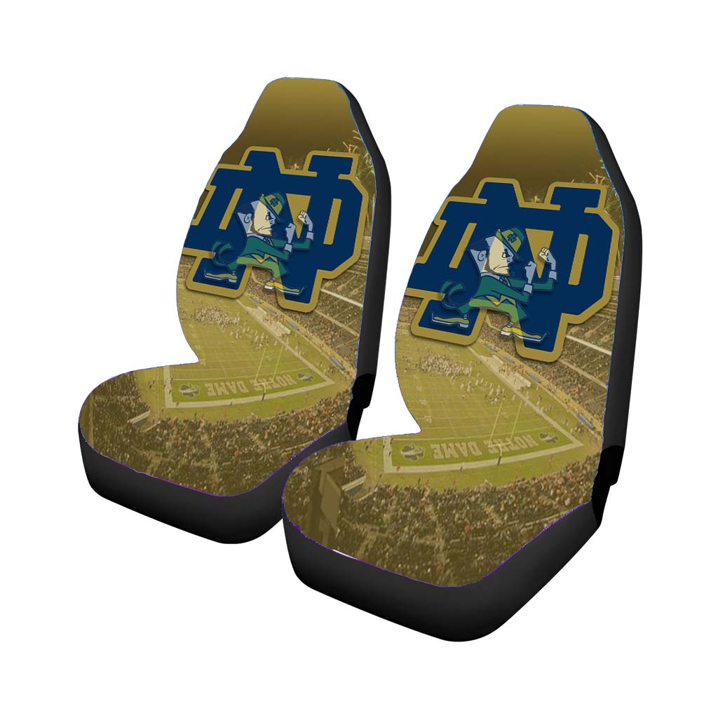 notre dame logo stadium Car Seat Covers