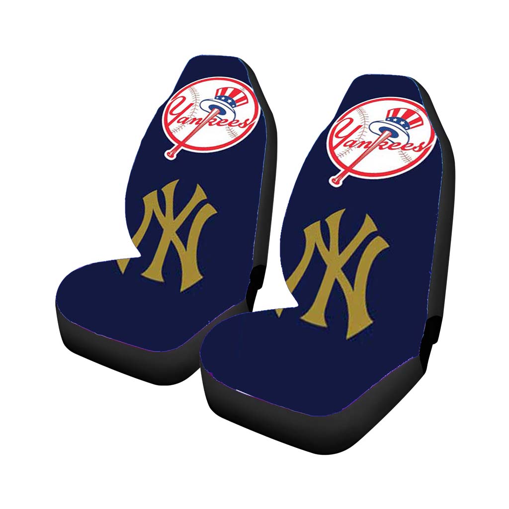 ny yankees two logos Car Seat Covers