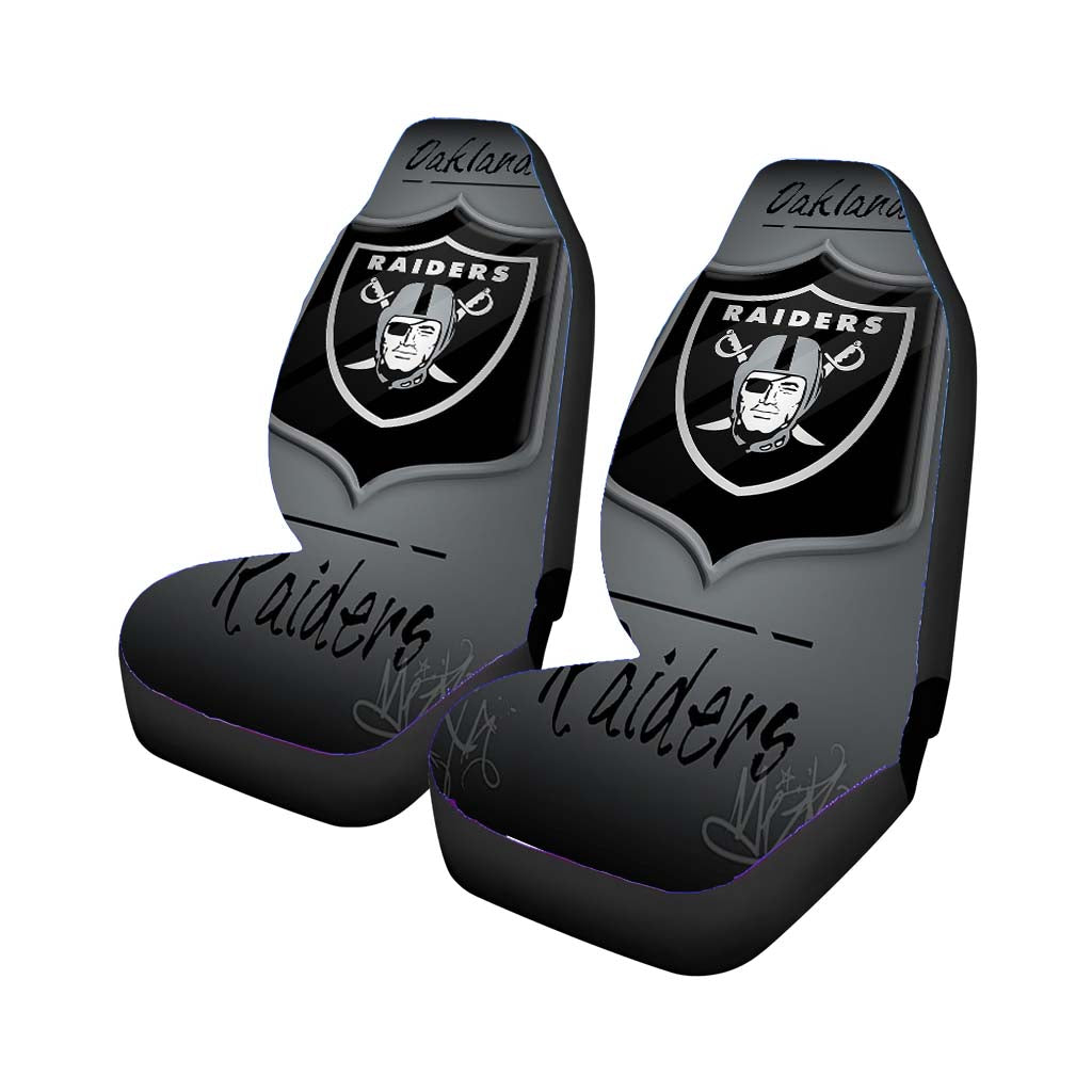 oakland raiders, afc, black, derek carr Car Seat Covers