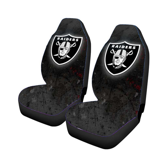 Oakland Raiders Black Car Seat Covers