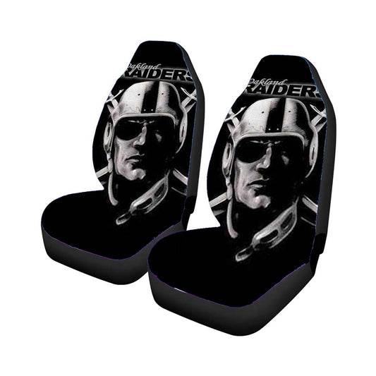Oakland Raiders Face Car Seat Covers