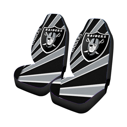 Oakland Raiders Stripe Wallpaper Car Seat Covers