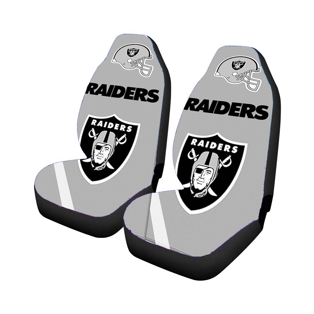 oakland raiders wallpaper Car Seat Covers