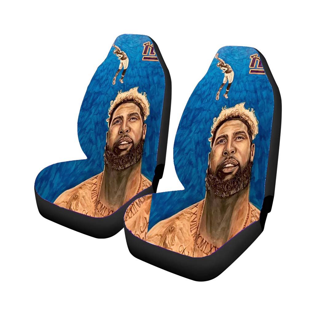 odell beckham jr ny giants art Car Seat Covers