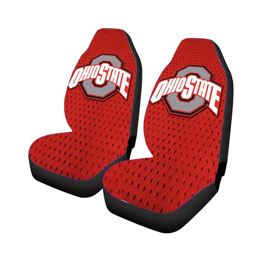 Ohio State Logo Jersey Car Seat Covers