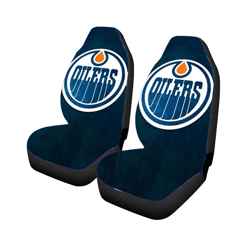oilers new logo Car Seat Covers