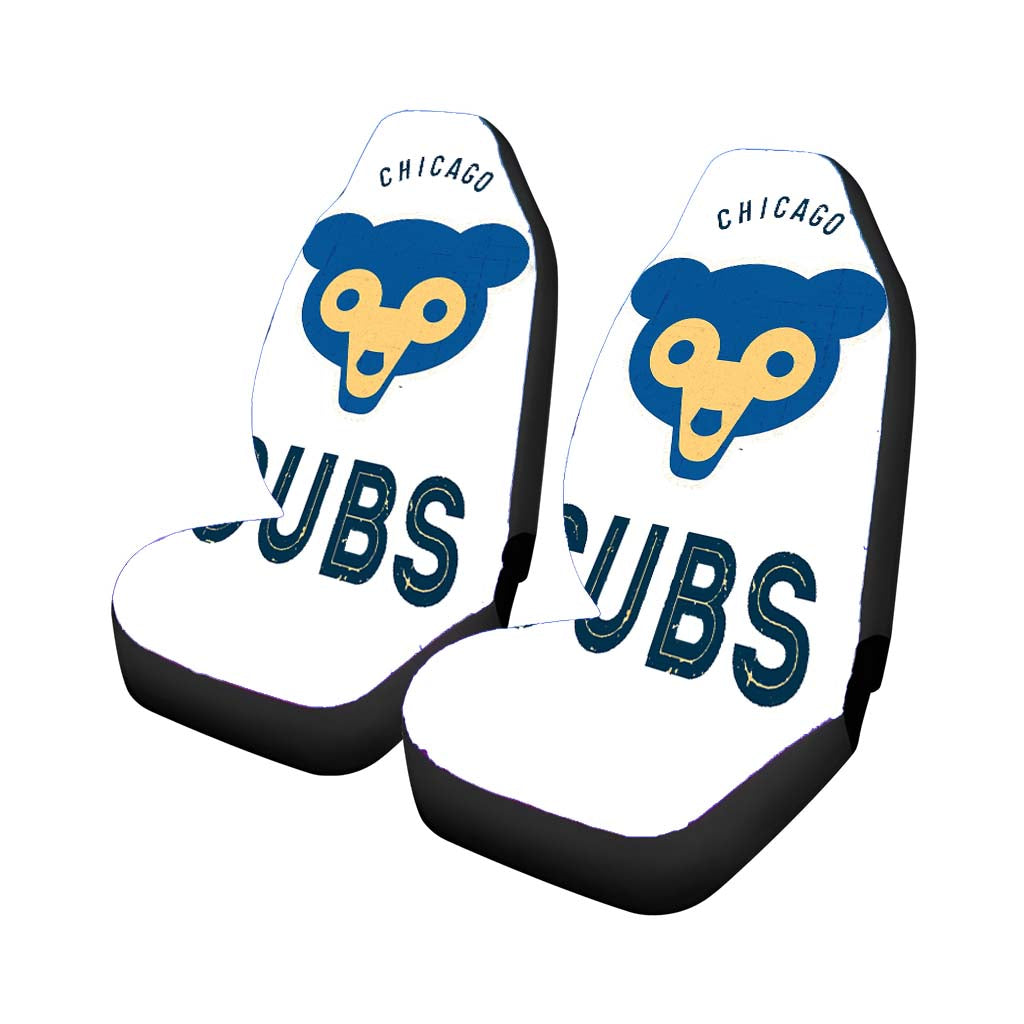 old chicago cubs logo Car Seat Covers